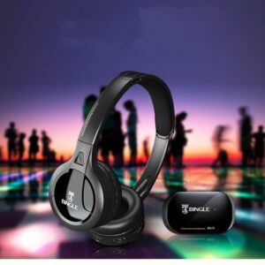 Bingle B616 Wireless Headset Computer Television Elderly People Watch FM Radio Television Headphones